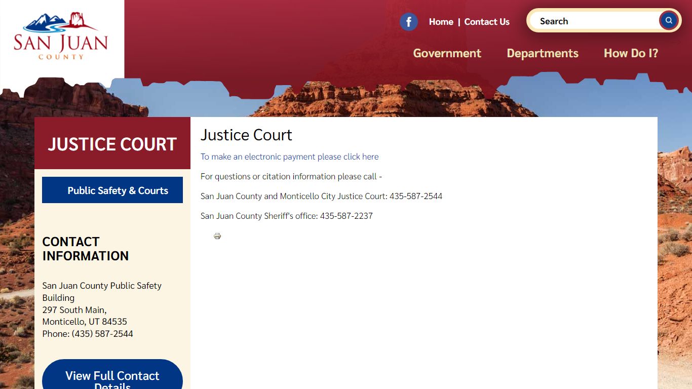 Justice Court | San Juan County UT