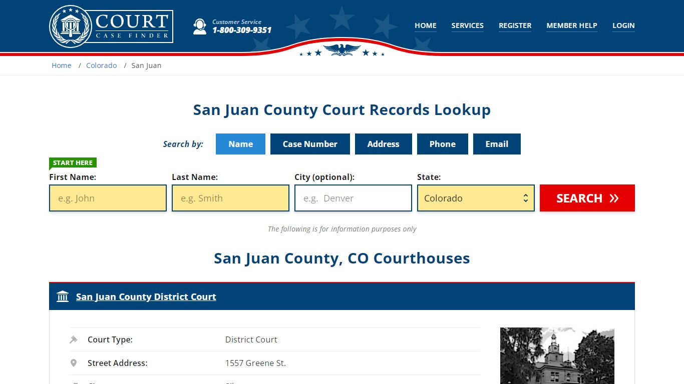 San Juan County Court Records | CO Case Lookup